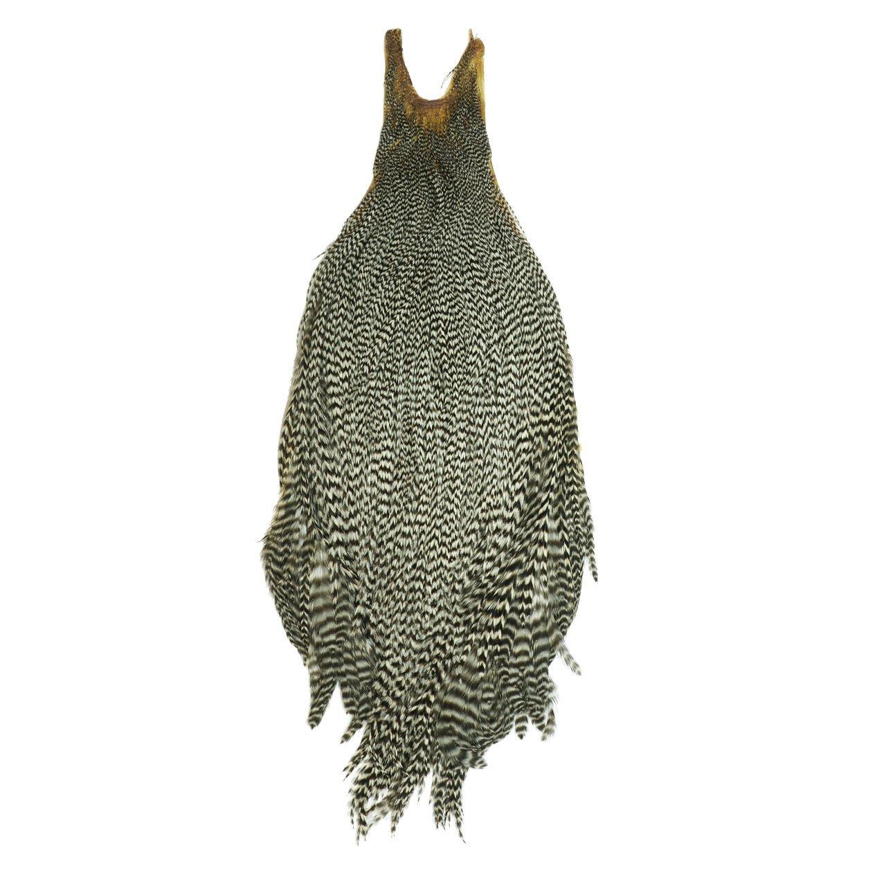 

TIEMCO Материал для вязания мушек Metz Петушиная шея Гризли 90233 #2