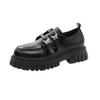 Chaussures de mode Rimocy à double boucle papillon et plateforme épaisse pour femmes 2024 Mocassins gothiques en cuir verni Chaussures Mary Jane femme mode