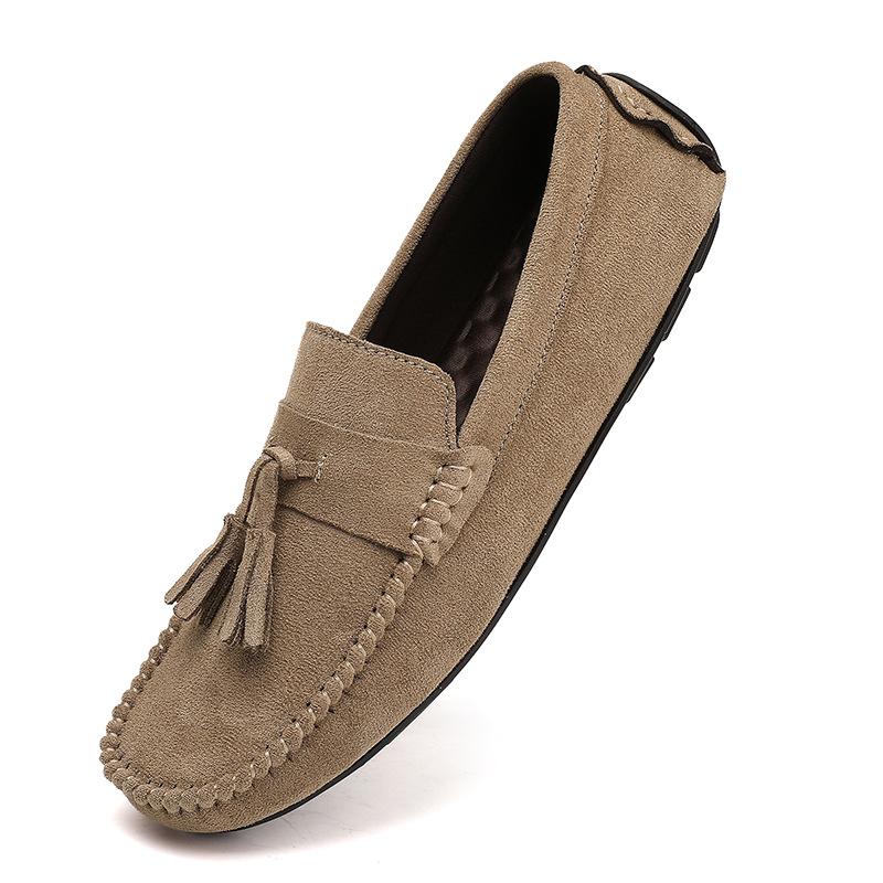 Red cloth revolutionary Doudou shoes men's new flannel lazy casual lazy cloth shoes