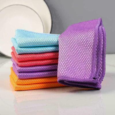 Fish Scale Microfiber Polishing Cleaning Cloth