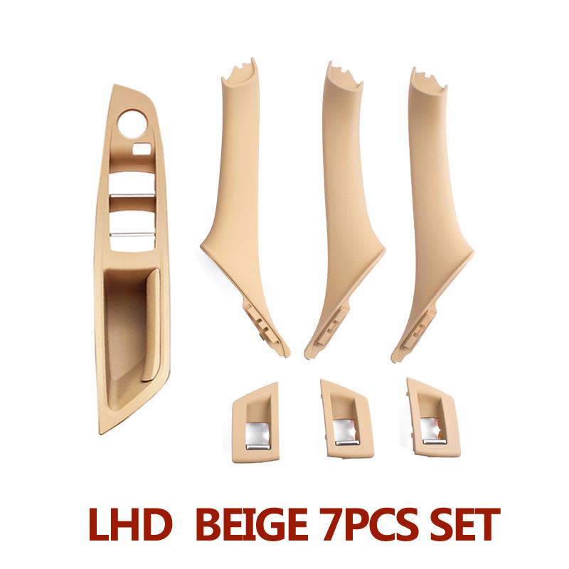 Left Hand Driver Interior Door Armrest Pull Handle Set For BMW 5 Series F10 F11 520i 523i 525i 528i 535i 2009-2016