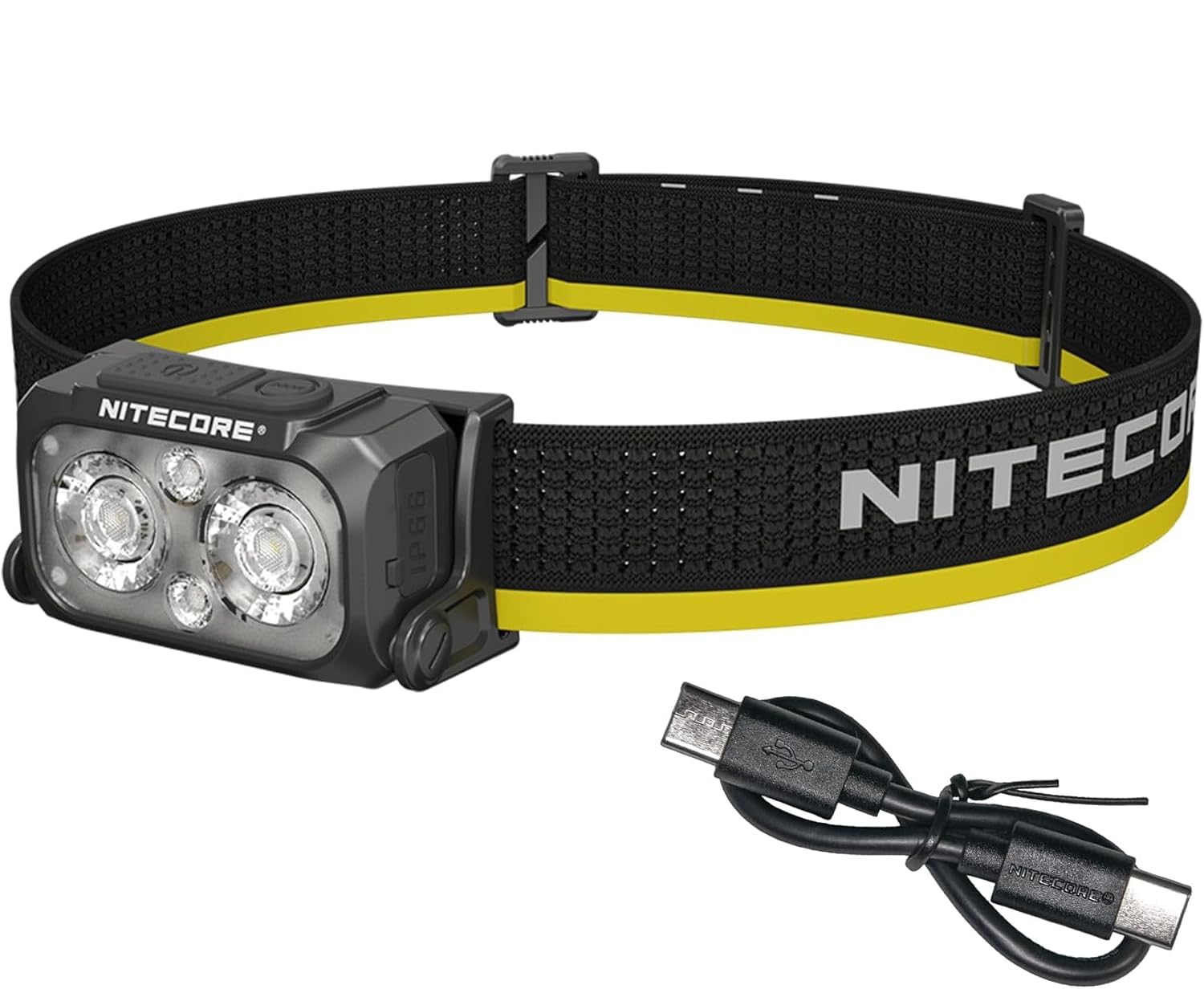 

Сверхлегкий налобный фонарь Nitecore NU25 MCT с несколькими цветами 400 и водонепроницаемостью IP66, люмены, перезаряжаемый через USB-C, чёрный