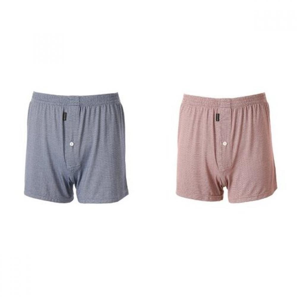 VenuS Men S Modal Poly Jacquard Spandex Knit trunkS Set Vmp4195n Navy & navy/95