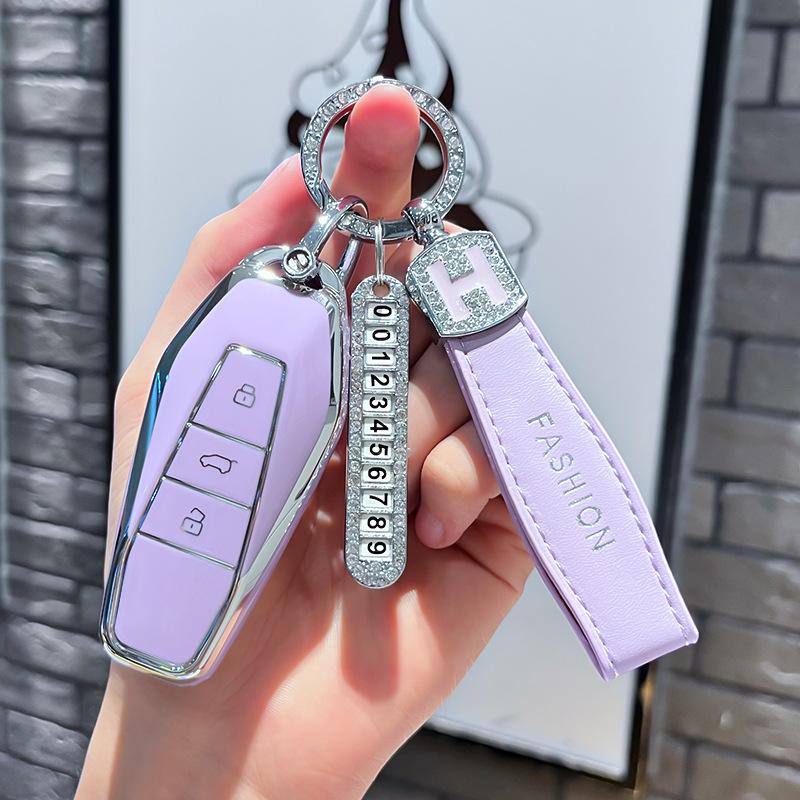 Tpu Car Remote Key Case Cover Protect Shell Fob For Chery Icar 03 Icar03 Aiqar Eq7 Eq5 Eq3 Jaecoo J6 J7 J8 Accessories