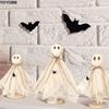 Wooden Crafts Ghost Wooden Stand Spooky Design Handmade Decor Spooky Wooden Decor Hand Painted Halloween Home Ambience Ornaments
