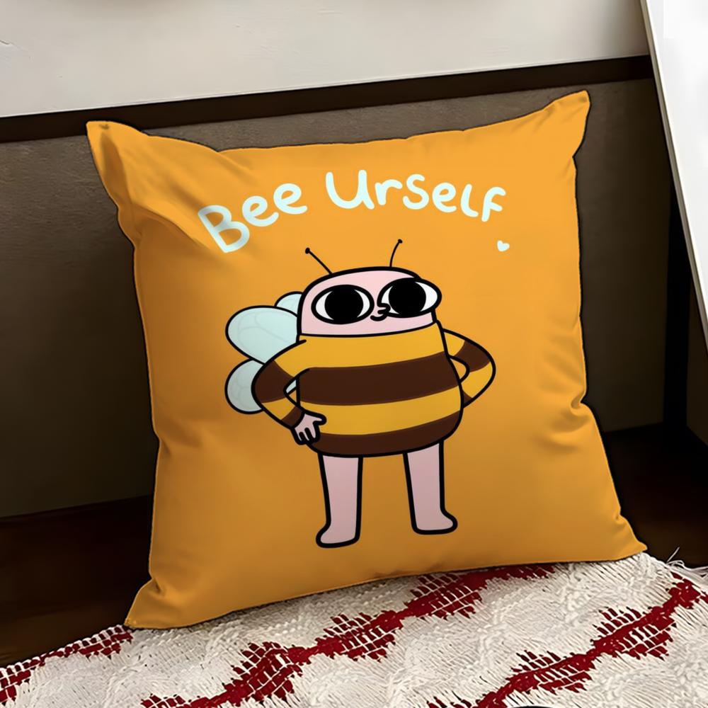 The BBean Cushion Cover Reversible Soft Durable Pillow Cover Home  Car MultiScene Use for Daily Comfort