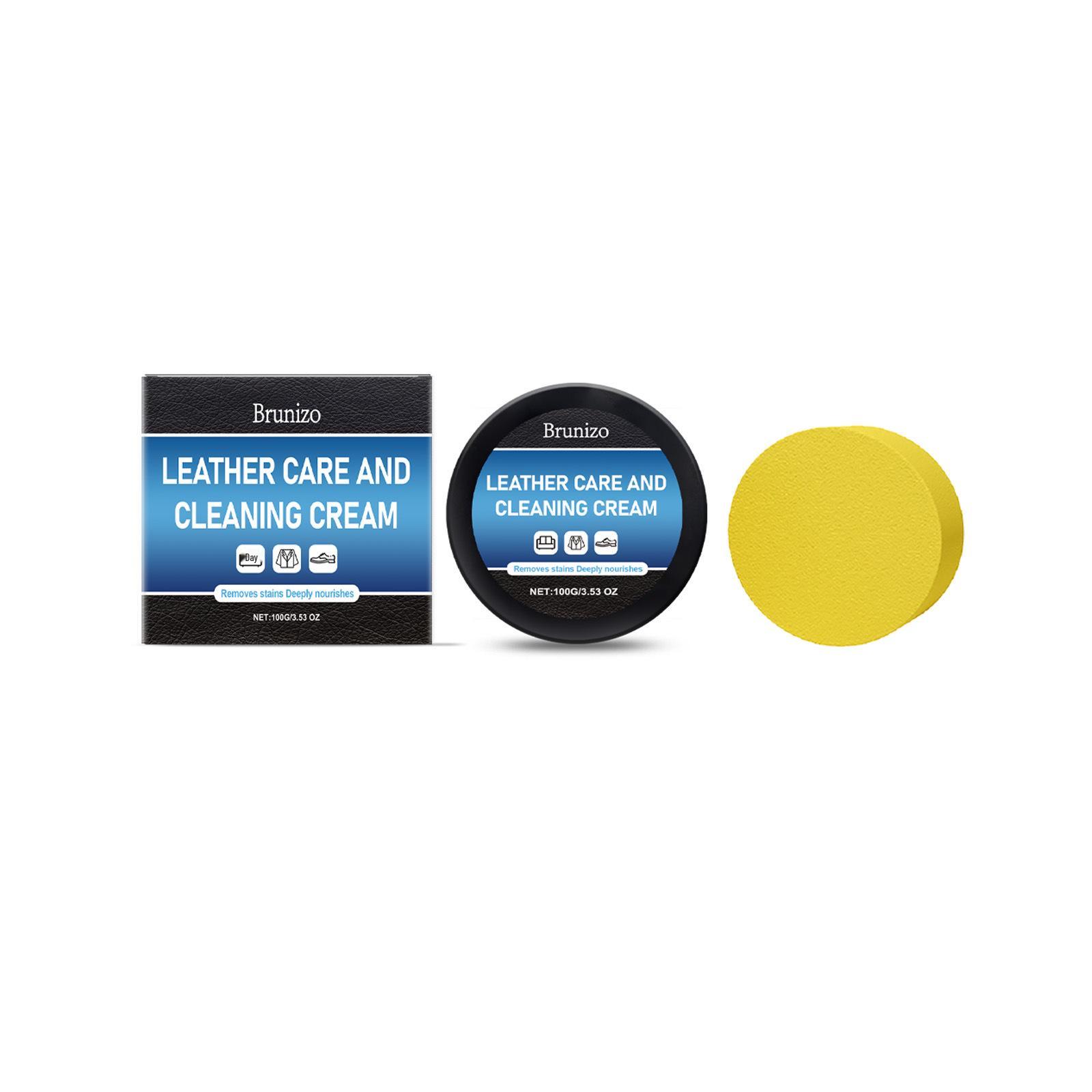 

Brunizo Leather Care Cream: Gentle Cleaner & Renovator for Car Interiors