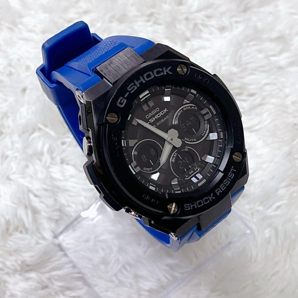 Used CASIO G-SHOCK GST-W300G Radio Solar G-STEEL