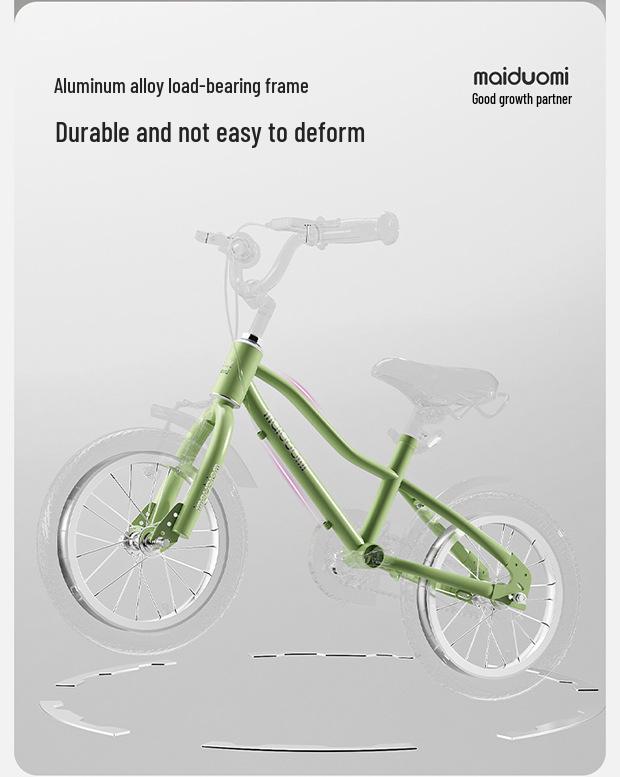 Maiduomi Ultralight Children's Bicycle with Training Wheels for Ages 3-12