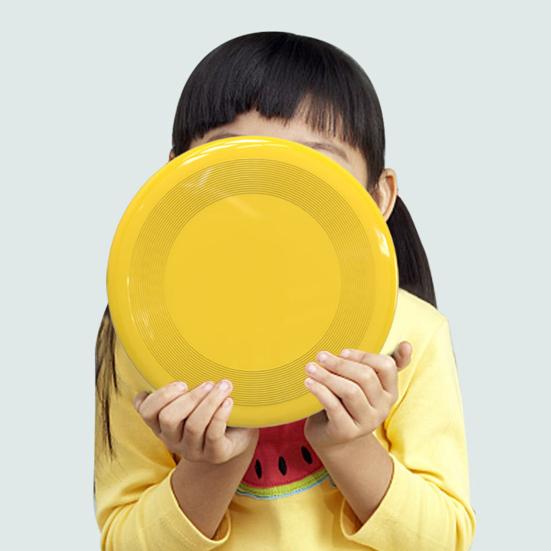 Flying Disc Durable Easy To Grip Non-slip Edge Portable Smooth Wear Resistant Round Summer Outdoor Sports Camping Throw Disc for Backyard