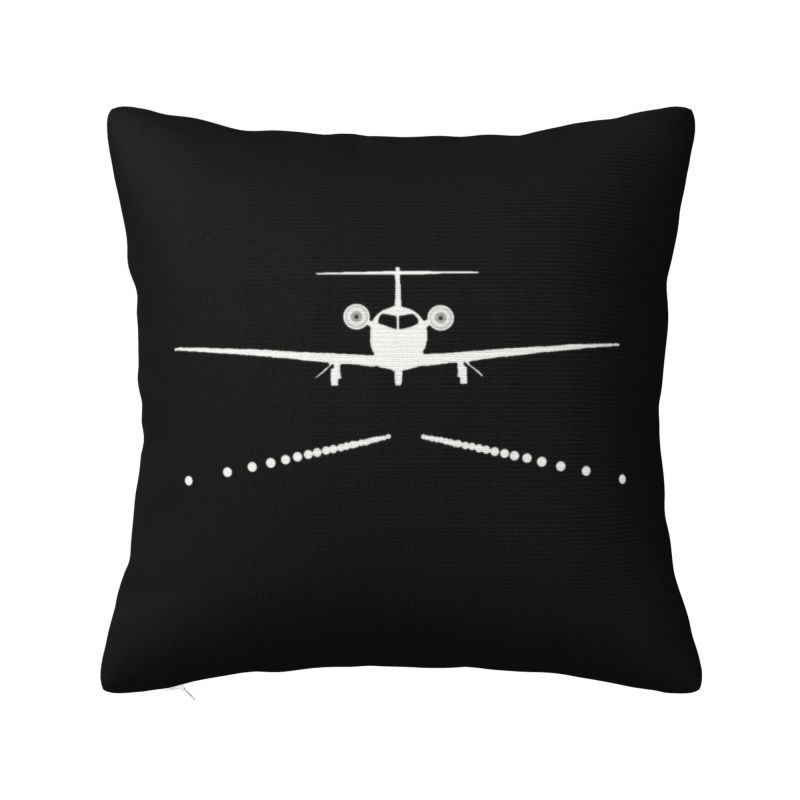 Helenal Unisex Custom Pilot Aviation Modern Pillow Cover Chair Cushion