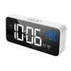 LED Digital Alarm Clocks Backlight Snooze Mute Calendar Desktop Intelligent Acoustic Control Temperature Function Clock