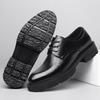 Inner heightening leather shoes men's 10cm8cm business dress Derby shoes leather breathable thick sole heightening groom men's shoes
