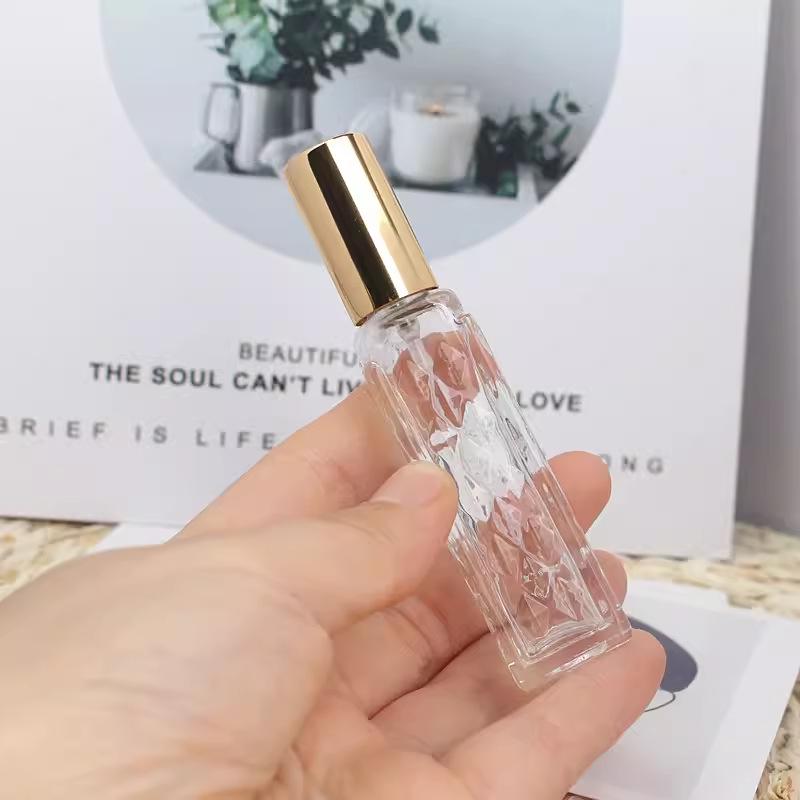 Bitter Gourd 10ml High-End Glass Perfume Spray Bottle - Portable Travel Dispenser.