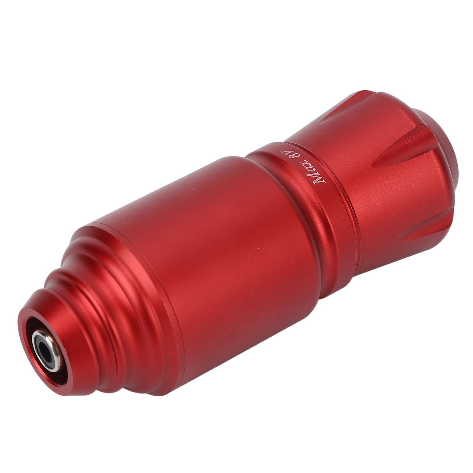 

Роторная тату-машинка с интерфейсом RCA, лайнером, шейдером, набор ручек для тату-машинки с беспроводным питанием красный