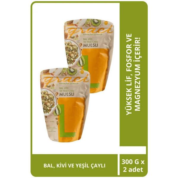 

Graci Honey, Kiwi And Green Tea Breakfast Cereal 300 Gr