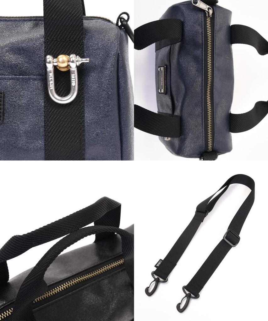 Morino Canvas x Mini Boston Mini Shoulder Waterproof Golf Cart Crossbody Made in Japan with Genuine Made by the Japan Maritime [Seal] Bag, 2-Way Bag,