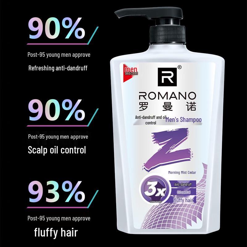 ROMANO Men's Shower Gel & Shampoo Travel Set