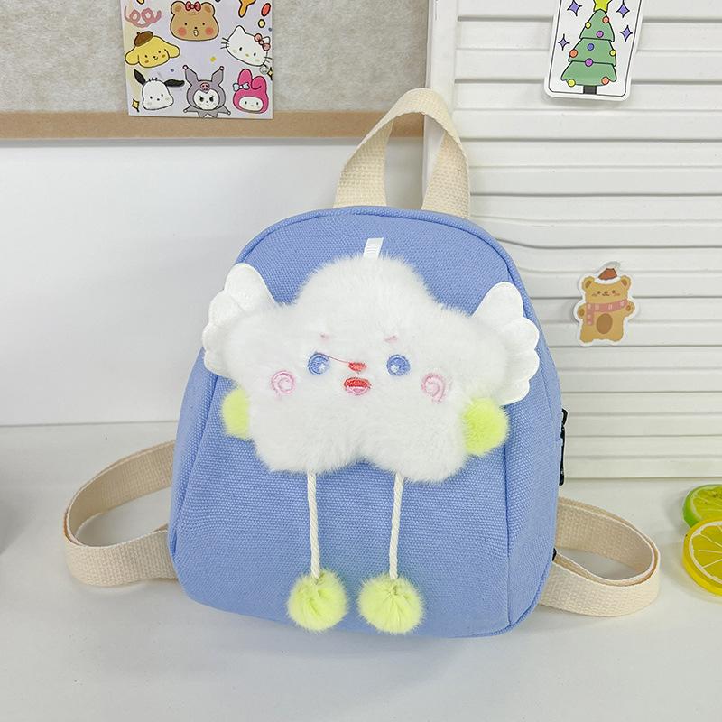Kompakter Rucksack im Schülerstil für Mädchen, Kinder, kleine Tasche