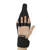 Schwarze Rehabilitations-Assistenzhandschuhe Klebeverschluss Fixierung Handtrainingsgerät Effektive Rehabilitations-Trainingswerkzeuge