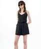 Bikwaieos Banded Satin Shorts_Black