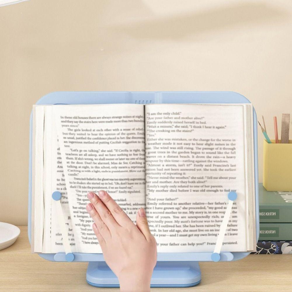 Bookend Book Holder Multi-purpose Reading Tablet Desktop Stand Adjustable Reading Book Rack  Home