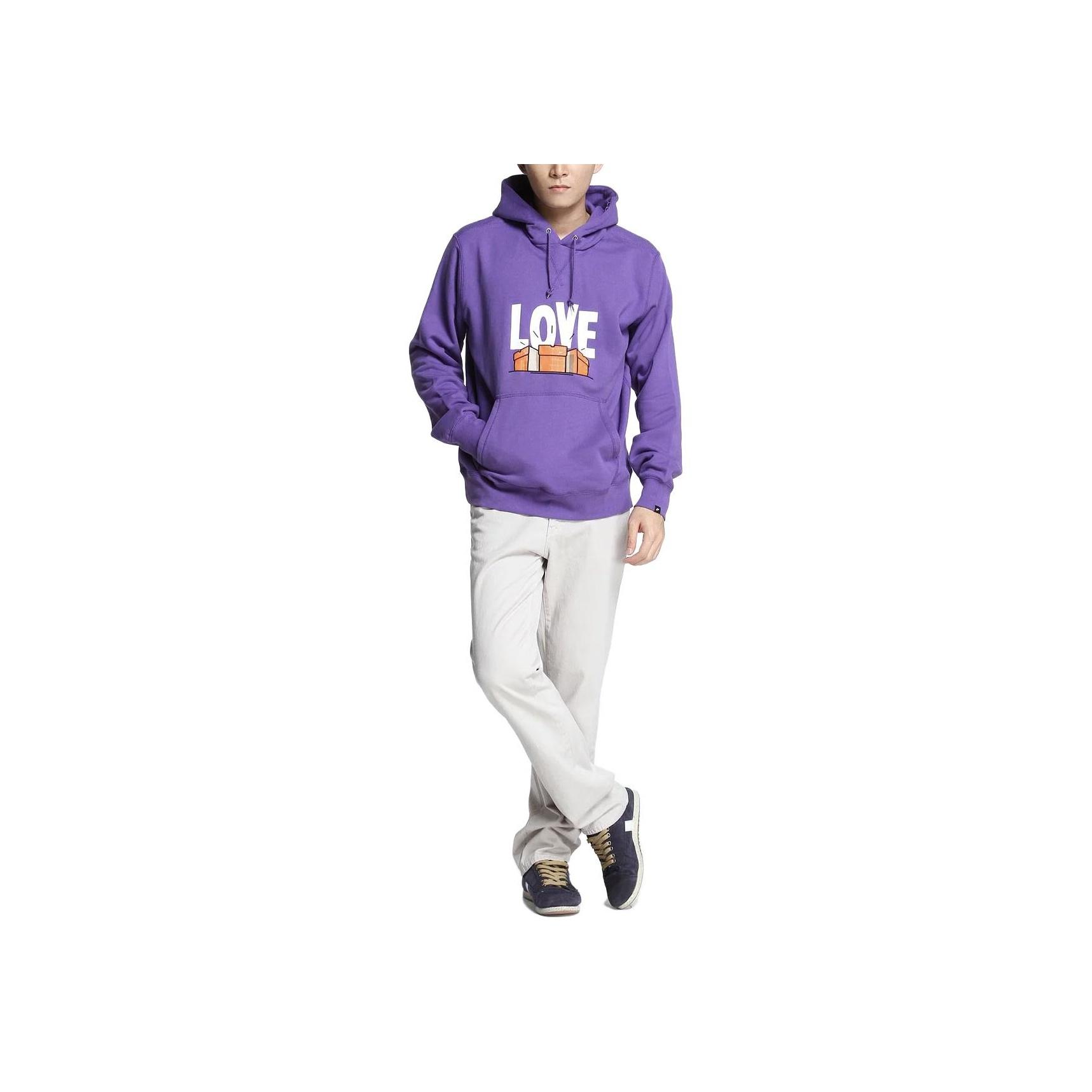 

Nike Толстовка с капюшоном и длинным рукавом Sports Lifestyle Series Letter, мужская толстовка фиолетового цвета 458034-545 L