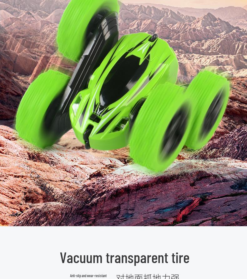 Cross-border Tumbling Double-sided Electric RC Stunt Car Toy for Kids