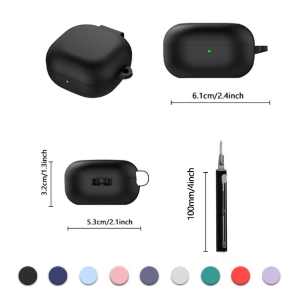 With Keychain Earphone Case Anti-fall Earbuds Accessories for Samsung Buds 4/4 Pro
