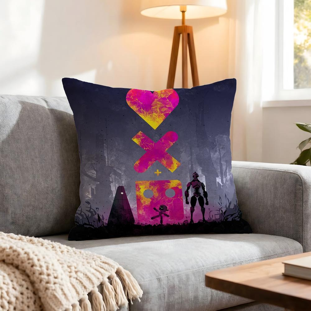 Show Love Death  Robots Cushion Cover Pcs Decorative Covers Soft Cushion Case for Sofa Couch Decor x x Pillowcases