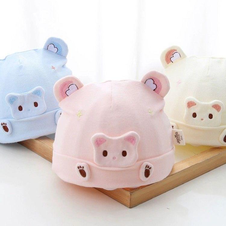 Newborn Cute Protect Fontanelle Baby Hat - Spring/Autumn, Thin Style for Small Infants, Toddlers & Winter Boys