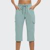 CapriPants for Women Lightweight Pants for Women Casual Summer Shorts with Zipper Pockets