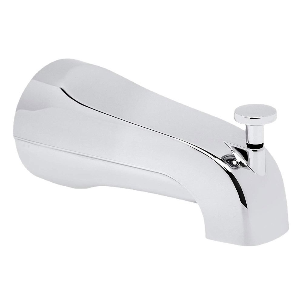 

Slip-on Bathroom Tub Spout 4 Inch Shower Diverter Durable Bathtub Faucet Bathroom