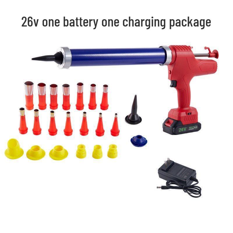 Rechargeable Electric Caulk Gun: Fully Automatic Lithium Battery Adhesive Dispenser