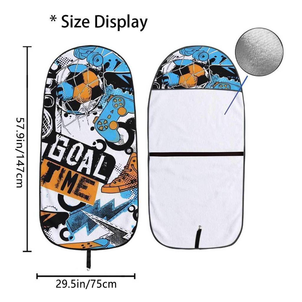 Universal Car Seat Towel Cover - All-Season Protector for Gym & Workout