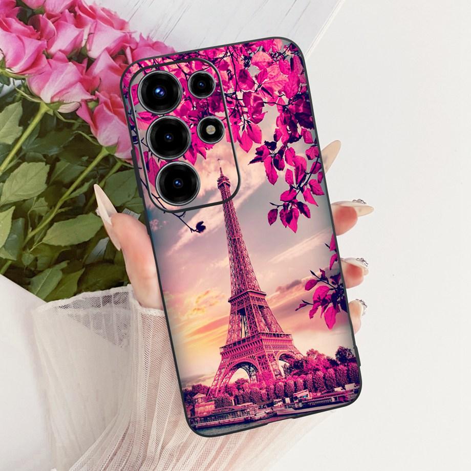 Flower Cartoon Fashion Design Phone Case For Itel Super 26 Ultra S26 Ultra S688LN Funda Soft Silicone Shockproof Back Cover