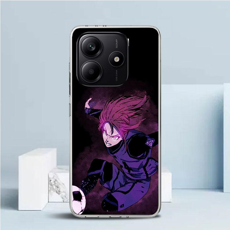 Blue Lock Chigiri Hyoma Phone Case For Xiaomi Redmi Note 15 14 14S 13 12S 12 Pro Plus 11S 11 11T 11E 10S 10 + Soft TPU Back Cove