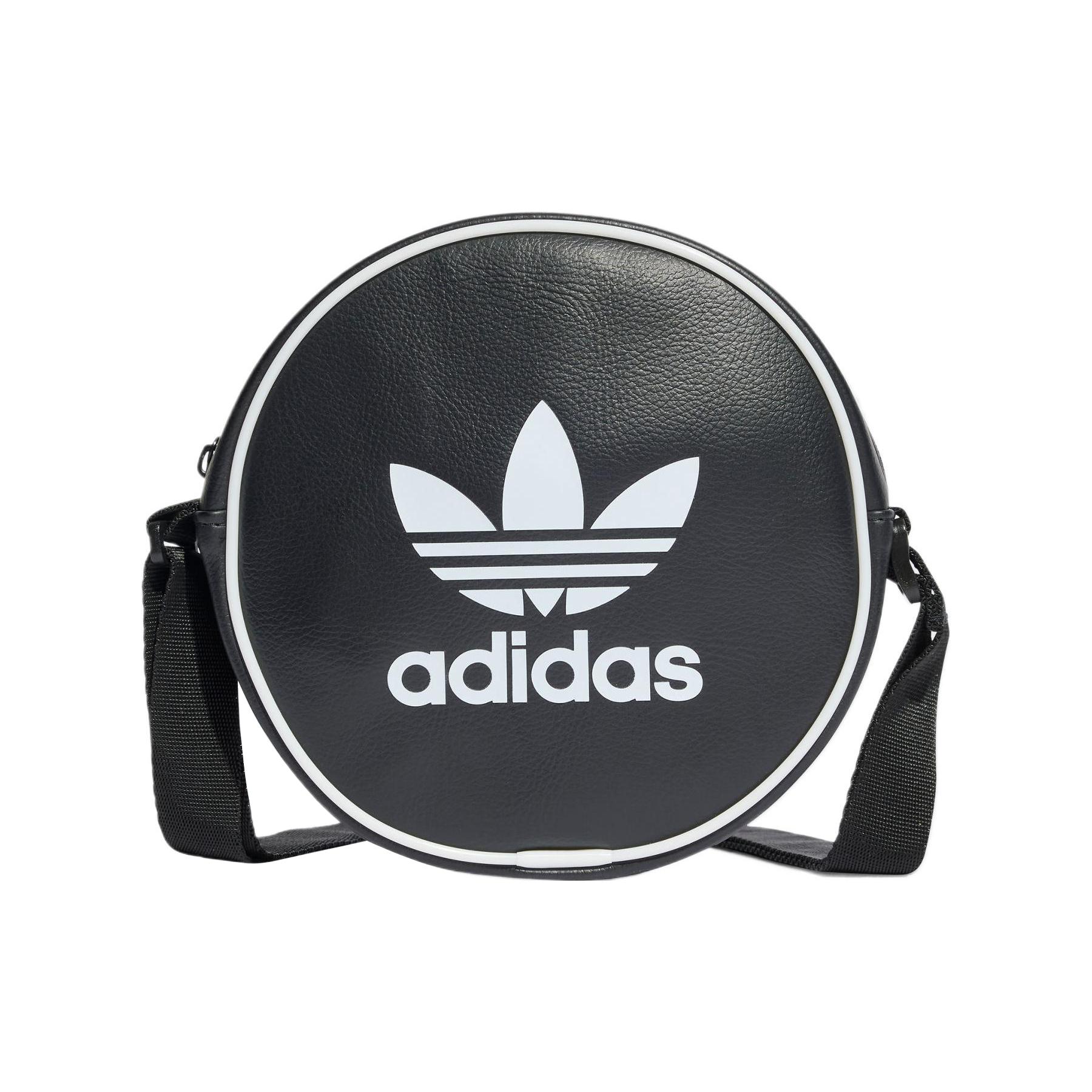 

Новая классическая круглая сумка Adidas Adicolor Черная IT7592 17.0*5.1*17.0CM