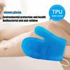 Exfoliating Shower Glove With Colorful Honeycomb Weave And Tpu High Elasticity Antibacterial Material Gentle Safe And Durable