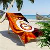 Custom Name Galatasaray Print Beach Towel, Large Soft Quick Dry Towel for Beach Camping Swimming