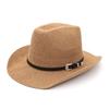 Panama Straw Hat Women'S Casual Versatile Wide Brim Straw Hat Men'S Top Hat Sun Hat