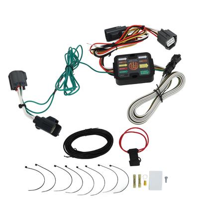 Chicote de Fiação para Reboque de 4 Pinos Conexão Estável Plug and Play 56140 Substituição para Ford Focus Hatchback