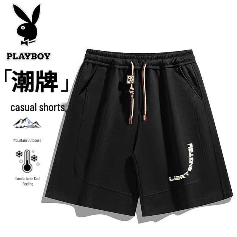 Playboy Men s Summer Casual Sports Shorts 2XL