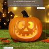 Halloween Pumpkin Lantern Hollow Out LED Light Emitting Funny Indoor and Outdoor Decoration Props 3pcs Set