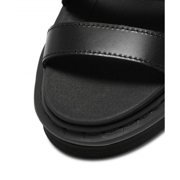 Dr. Sandálias Gladiadoras Martens Blaire Sandálias Femininas Pretas 24191001