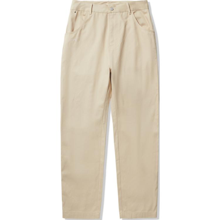 

Li Ning Серия Скейтборд Однотонные Свободные Со средней посадкой Прямые Повседневные Брюки Мужские Брюки Молочно-коричневый AKXU575-1 M