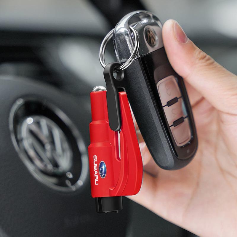 2-in-1 Car Tools Car Safety Hammer Window Breake Life Saving Seat Belt Cutter For Subaru Impreza STI Forester Outback XV Crosstrek Legacy WRX
