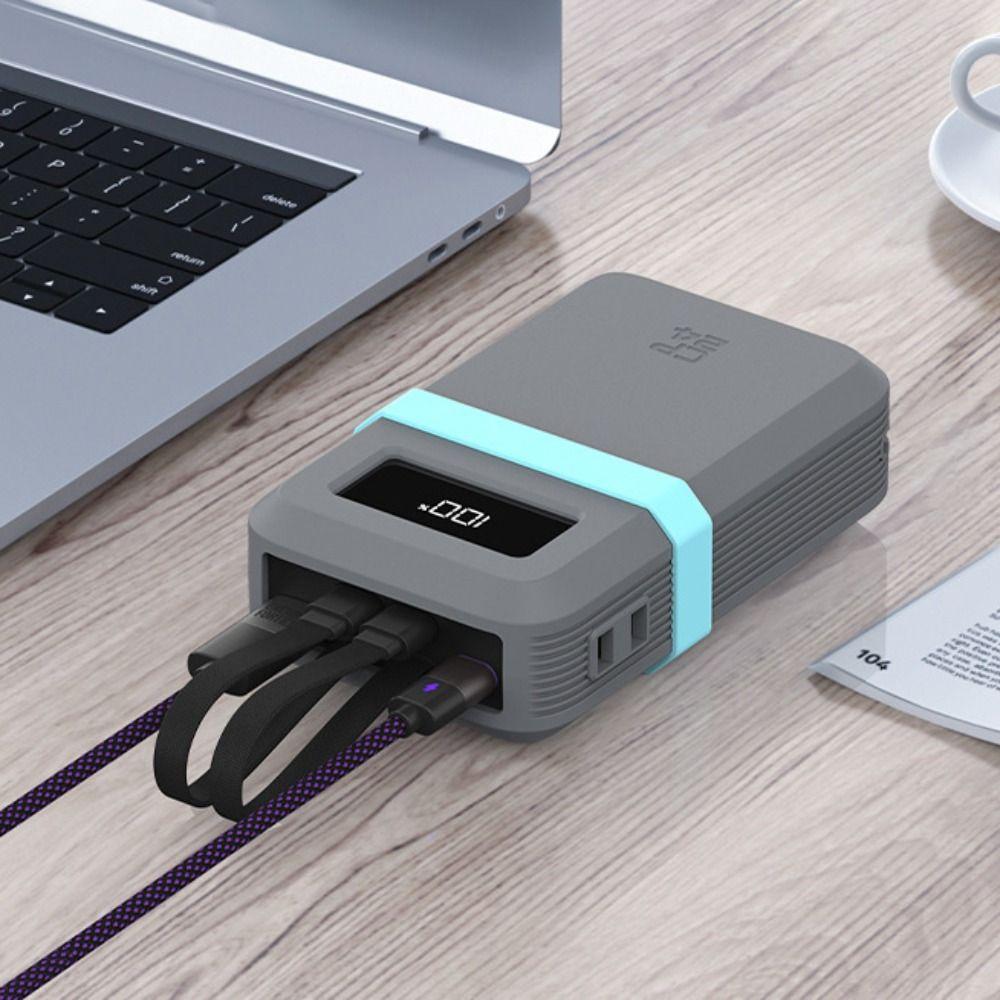Dustproof Silicone Case Protective Cover for CUKTECH CP24 20000mAh Power Bank 40W Travel