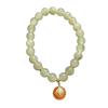 Exquisite Natural Hetian Jade Ping'an Buckle Unisex Bracelet - Simple, Versatile Fashion