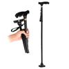 Aluminum Alloy Walking Cane Climbing Stick with Led Light Folding Stick